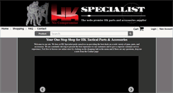 Desktop Screenshot of hkspecialiststore.com