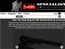 Tablet Screenshot of hkspecialiststore.com